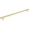 Jeffrey Alexander 18" Center-to-Center Brushed Gold Square Dominique Appliance Handle 845-18BG - alternate 1
